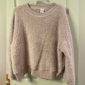 Pink fuzzy sweater 2XL